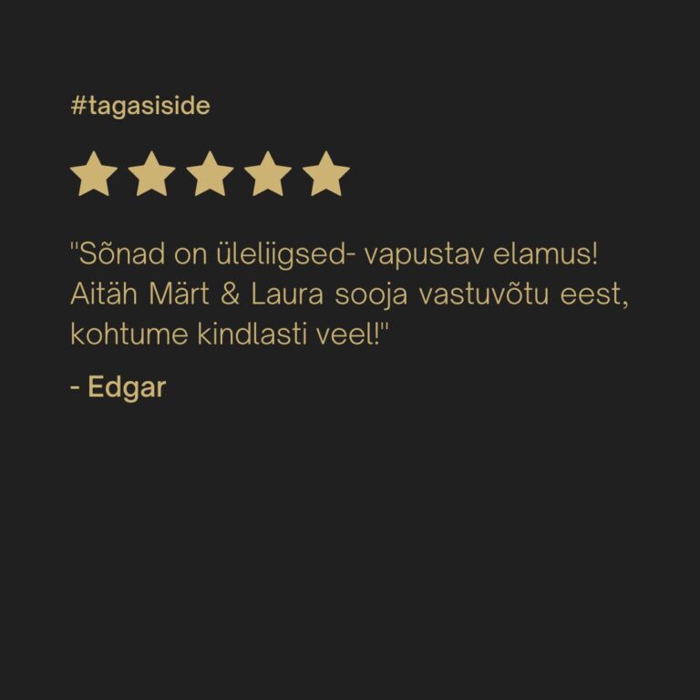 tagasiside edgar